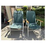 Pair of Vintage Folding Chairs