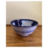Antique Flow Blue Bowl