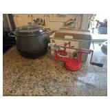 Slow Cooker and Apple Peeler