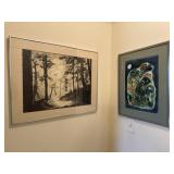 2 Signed Framed Painting of Trees / Forests