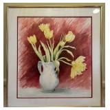 Gwen Hazlett Framed Original Watercolor Painting