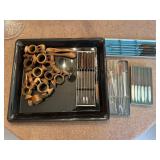 Collection of Vintage Fondue Forks & Cheese Knives