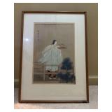 Japanese Woodblock Print from the Play Sakuragawa