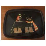 MCM Couroc Cat/Bird Tray