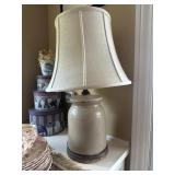 Antique Crock Lamp