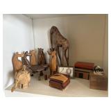 Collection of Animal Carvings and More