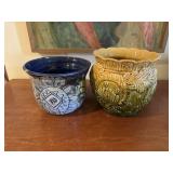 2 Pottery Planters