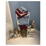 Assorted Bathroom Decor, Wicker Set & More