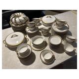 O.P. Co Syracuse China 87 piece Dinnerware Set