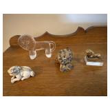 Collection of Miniature Lion Figurines
