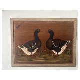 Handmade Wood Duck Panting
