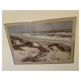 Framed Beach Poster by Verkerke