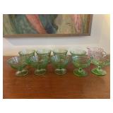 10 pcs of Depression Glass