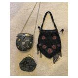 Antique Beaded Flapper Handbag & More