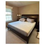 King Size Sleigh Bed with Tempur-pedic Mattress