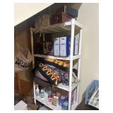 Contents of Storage Rack AND Rack