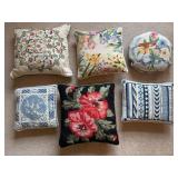Vintage Embroidered Accent Pillows