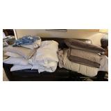 Large Lot of Blankets, Pillows & Sheets