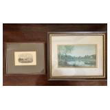 Scenic Framed Prints, Petersfield Steel Engraving
