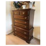 Kincaid Georgian Style Cherry Tallboy Dresser