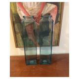 Pair of Tall Floor Vases
