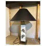 Vintage Glass Painter Lamp