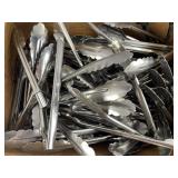 Lot of Metal Kitchen Tongs & More