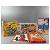 Vintage Paper Dolls, Puzzles & Game