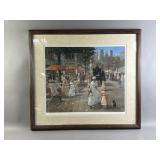 Framed/Signed/# Carl Van Rooijen Paris Painting