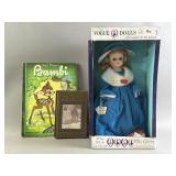 Vtg Vogue Miss Ginny Doll & Books