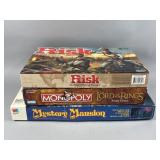 Lot of Vintage Games Risk, Monopoly & More