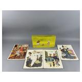 Signed Artwork by Carole & Vtg Playskool Puzzles