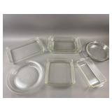 Vintage Pyrex & Fire King Clear Baking Dishes