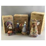 Jim Shore Heartwood Creek Thanksgiving Figures