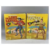 NIB Vtg Captain Action Lone Ranger & Tonto