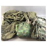 Military Duffle Bags & Uniform Lot