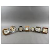 Vintage Travel Alarm Clocks & More
