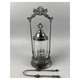 Antq Victorian Era Pickle Castor Jar Circa 1930ï¿½s
