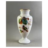 Antq Bristol Glass Enameled Hand Painted Vase