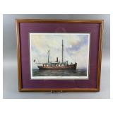 Framed/Numbered/Signed "Lake Huron"