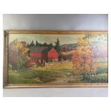 Vtg Framed Walter Brightwell Painting