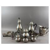 Pewter Coffee & Tea Set & More