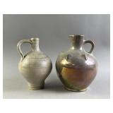 Antq Stoneware Pottery Jugs