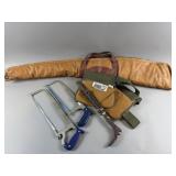 Rifle Case, Tool Belt & Tools
