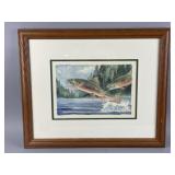 Framed/Signed Watercolor Painting by P. Brent