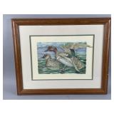 Framed/Signed Watercolor Painting by P. Brent