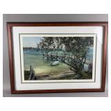 Framed/Numbered/Signed "Keyï¿½s Whaler"