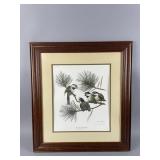 Framed/Signed Wildlife Lithograph by R. Harm