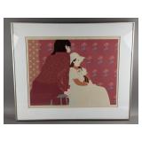 Framed/Numbered/Signed "The Rose Room"