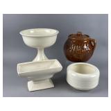 Vintage Haegar Pottery Pedestal Planter & More